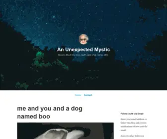 Anunexpectedmystic.com(Stories about life) Screenshot