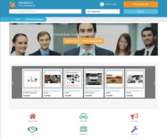 Anunico.ae(Classifieds Ads in United Arab Emirates. Post Free Ads in Anunico United Arab Emirates. Buy) Screenshot