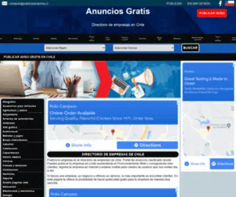 Anunico.cl(Publica tu Empresa) Screenshot