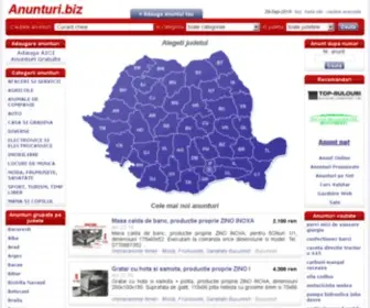 Anunturi.biz(Anunturi gratuite Bucuresti si Romania) Screenshot
