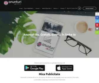 Anunturi.uk.com(Anunturi) Screenshot