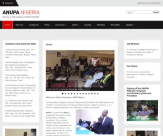 Anupanigeria.com(ANUPA NIGERIA) Screenshot