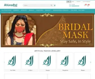 Anuradhaartjewellery.com(Artificial Jewellery) Screenshot