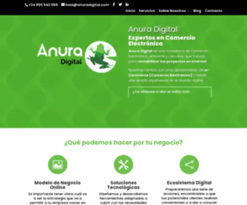 Anuradigital.com(► Comercio Electrónico Sevilla ¡Tu Salto al e) Screenshot