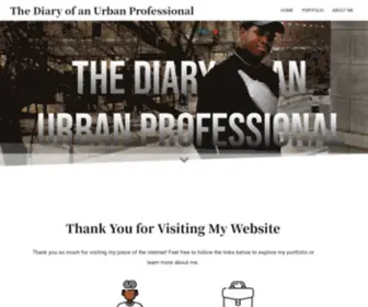 Anurbanprofessional.com(The Diary of an Urban Professional) Screenshot