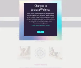 Anutarawellness.com(Massage, Healing, Kinesiology) Screenshot