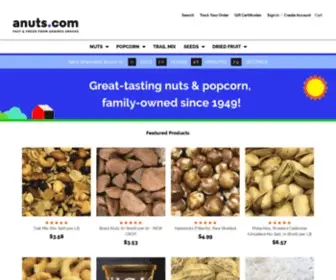 Anuts.com(Great Tasting Nuts) Screenshot