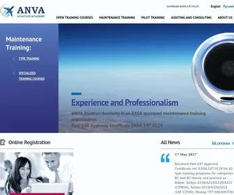 Anva.aero(ANVA Aviation Academy proposes EASA Part) Screenshot