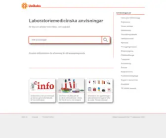 Anvisningar.se(Startsida) Screenshot