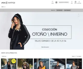 Anvito.com(Mayorista Ropa para Mujer en Tallas Grandes) Screenshot