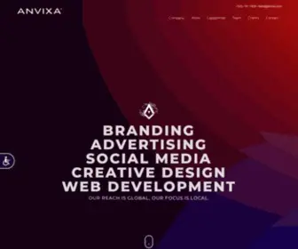 Anvixa.com(Advertising, Web Development & Social Media) Screenshot