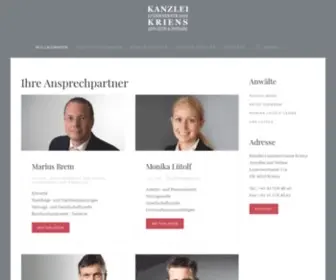 Anwaelte-Kriens.ch(Anwälte Kriens) Screenshot