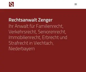 Anwalt-Viechtach.online(Rechtsanwalt Michael Zenger) Screenshot