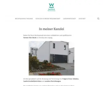 Anwalt-Wagner.de(WAGNER Rechtsanwalt) Screenshot