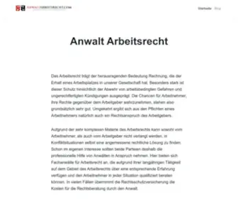 Anwaltarbeitsrecht.com(Anwalt Arbeitsrecht) Screenshot