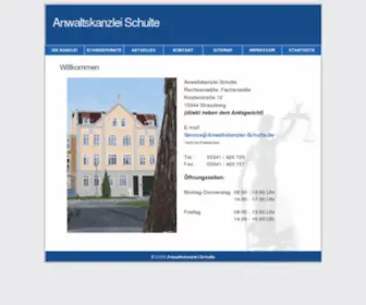 Anwaltskanzlei-Schulte.de(Anwaltskanzlei Schulte) Screenshot