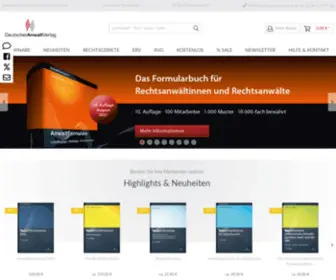 Anwaltverlag.de(Deutscher Anwalt Verlag) Screenshot