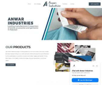 Anwarindustries.co(High-Quality Producers of all Custom Products Anwar Industries) Screenshot