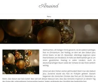 Anwind.de(Weihnachten) Screenshot