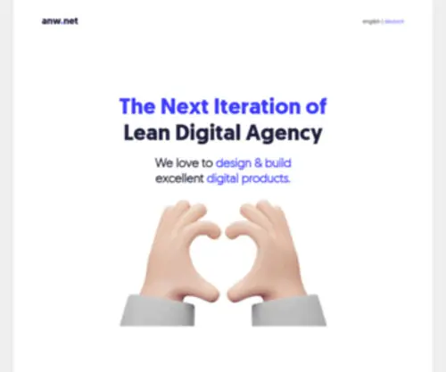 ANW.net(The Next Iteration of "Lean Digital Agency") Screenshot