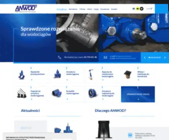 Anwod.com.pl(Producent armatury wodociągowej) Screenshot