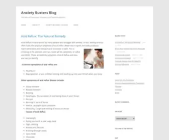 Anxietybustersblog.com(Anxiety Busters Blog) Screenshot