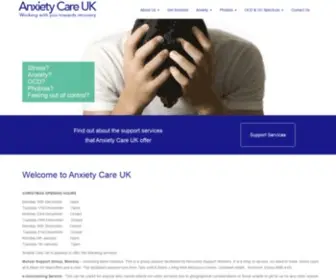 Anxietycare.org.uk(Anxiety Care UK) Screenshot