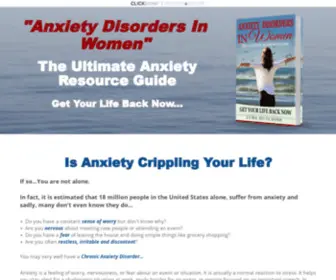 Anxietydisordersinwomen.com(Anxiety Disorders In Women) Screenshot