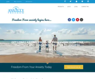 Anxietyfreedomtoday.com(Anxiety Freedom Today) Screenshot