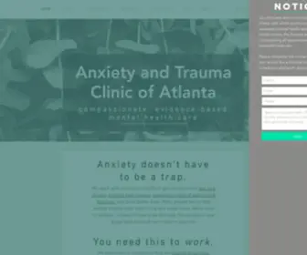 Anxietytraumaclinic.com(The Anxiety and Trauma Clinic of Atlanta) Screenshot