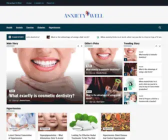 Anxietywell.com(Health Blog) Screenshot