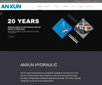 Anxunhardware.com(Custom Hydraulic Door Closer) Screenshot