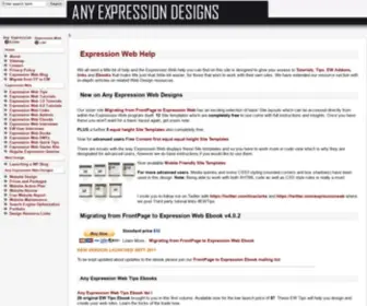 Any-Expression.com(Expression Web Help) Screenshot