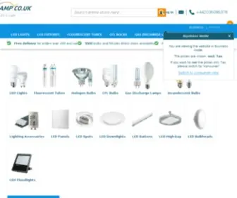 Any-Lamp.co.uk(Professional LED & Light) Screenshot
