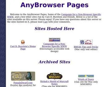 Anybrowser.org(AnyBrowser Pages) Screenshot