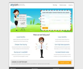 Anycom.com(Domain Leasing) Screenshot