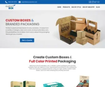Anycustombox.com(Any Custom Box) Screenshot
