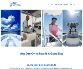 Anydayonaboat.com(Any Day On a Boat) Screenshot