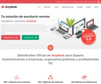 Anydesk.com.es(La aplicación de escritorio más rápida) Screenshot