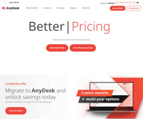 Anydesk.com(The Fast Remote Desktop Application) Screenshot