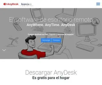 Anydeskperu.com(AnyDesk Perú) Screenshot