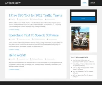 Anyereview.com(Review Marketing product) Screenshot