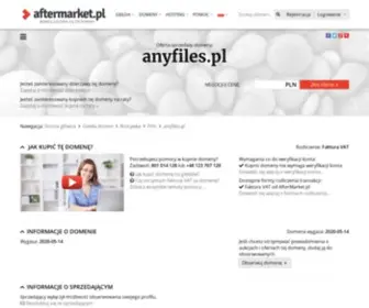 Anyfiles.pl(Hosting Filmów Wideo) Screenshot