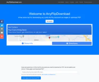 Anyflipdownload.com(AnyFlip To PDF Download Tool) Screenshot