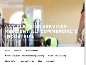 Anyhousecleaning.com(Janitorial cleaning) Screenshot