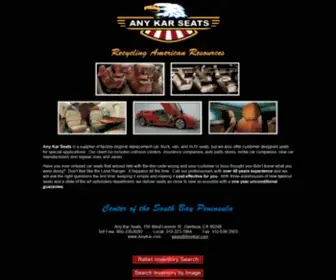 Anykarauto.com(Any Kar Seats) Screenshot