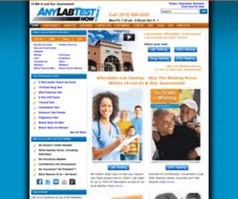 Anylabtest-Tampa.com(ANY LAB TEST NOW®) Screenshot