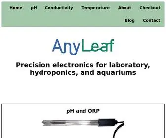 Anyleaf.org(AnyLeaf sensors) Screenshot