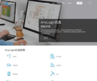 Anylogic.cn(仿真建模软件工具&商业解决方案) Screenshot