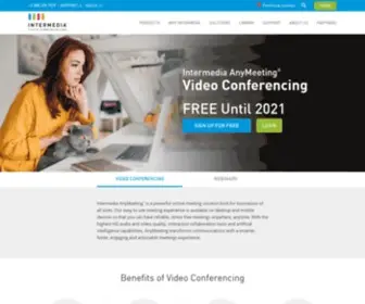 Anymeeting.com(Intermedia AnyMeeting Video Conferencing Solution Provider) Screenshot